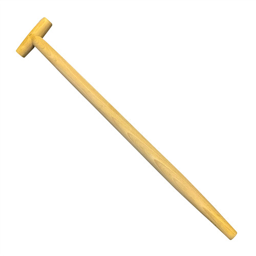 Handle solid wooden long - wooden, 28"