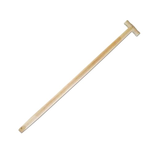 Long solid wooden shovel - solid,