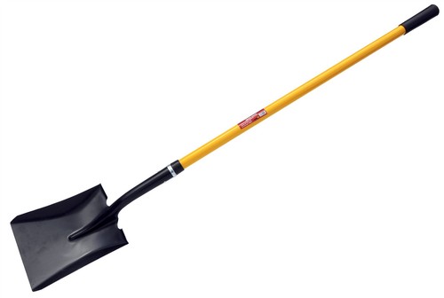 Square spade shovel - square,